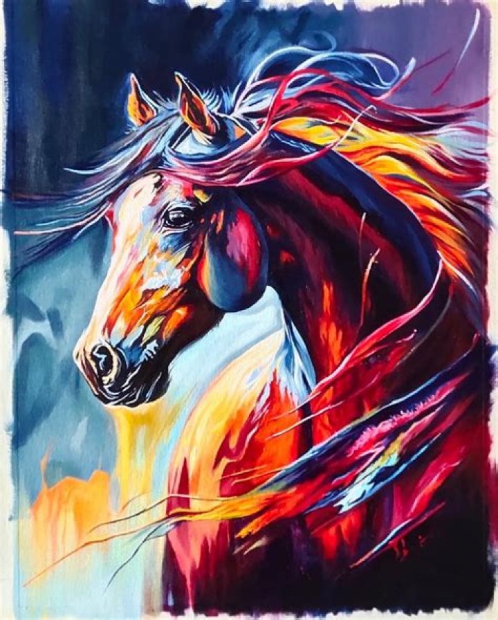 Did Lowry paint horses?