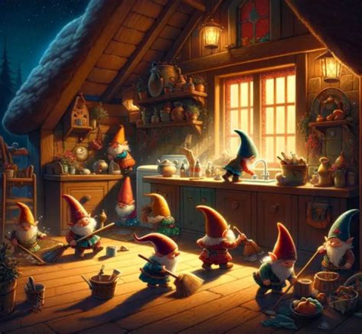 Do gnomes come to life at night?
