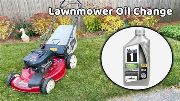 Do you have to change oil in lawn mower every year?