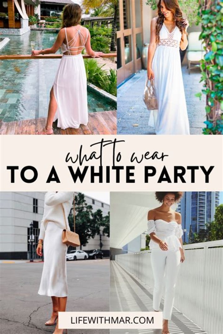 Do you have to wear all-white to a white party?