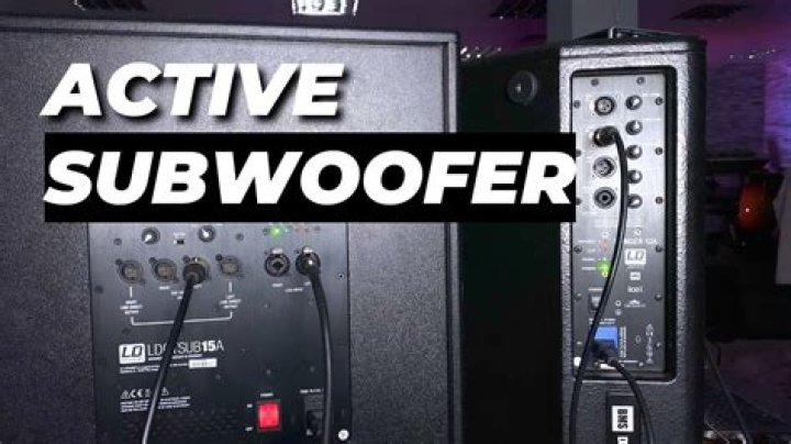 Does a subwoofer need to be powered?