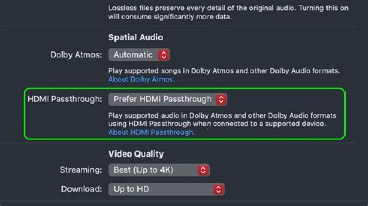 Does Apple TV have HDMI passthrough?