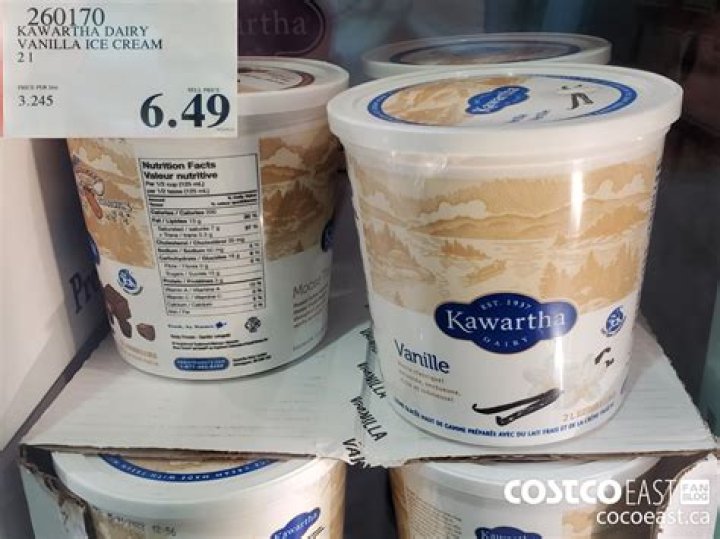 Does Costco have tubs of ice cream?
