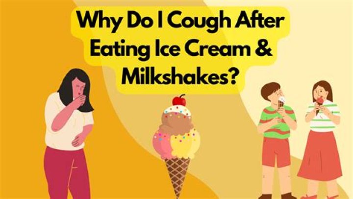Does ice cream cause cough?
