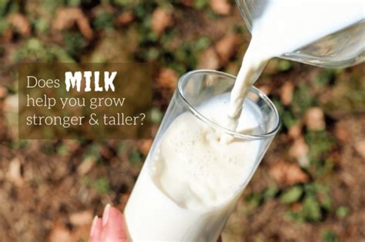Does milk help you grow at 18?
