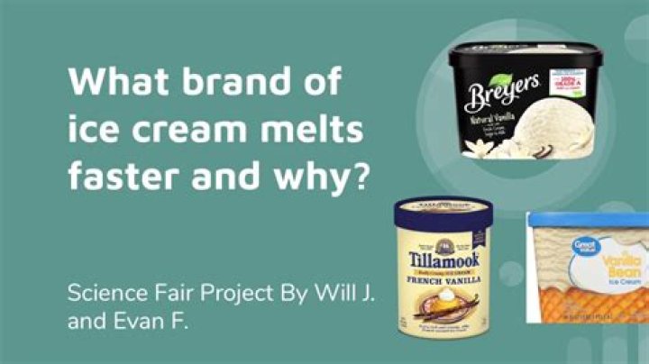 Does non dairy ice cream melt faster?