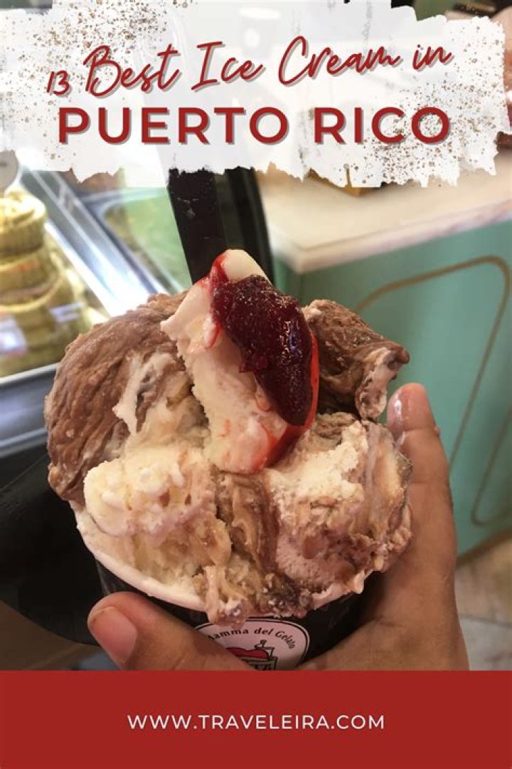 Does Puerto Rico have ice cream?