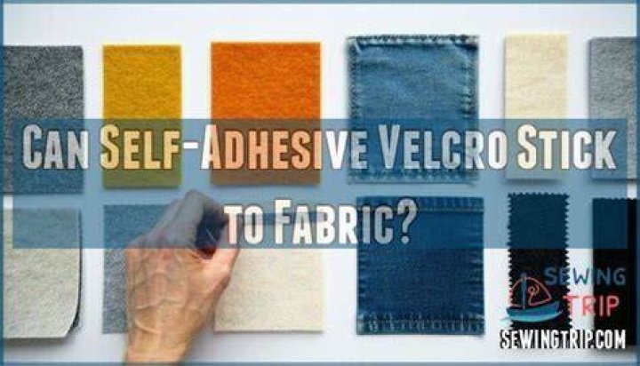 Does sticky Velcro stick to fabric?