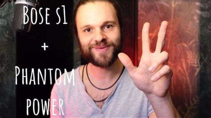 Does the Bose S1 have phantom power?