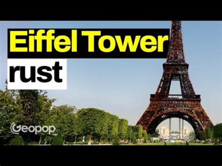 Does the Eiffel Tower rust?