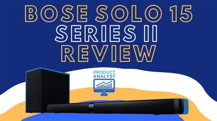 How big is Bose solo 15 Series II?