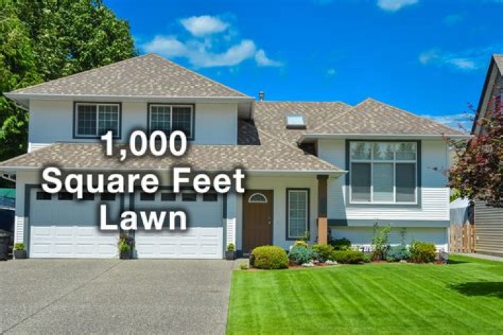 How big is the average front lawn?