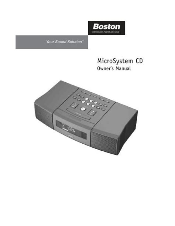 How big is the Boston microsystem CD size?