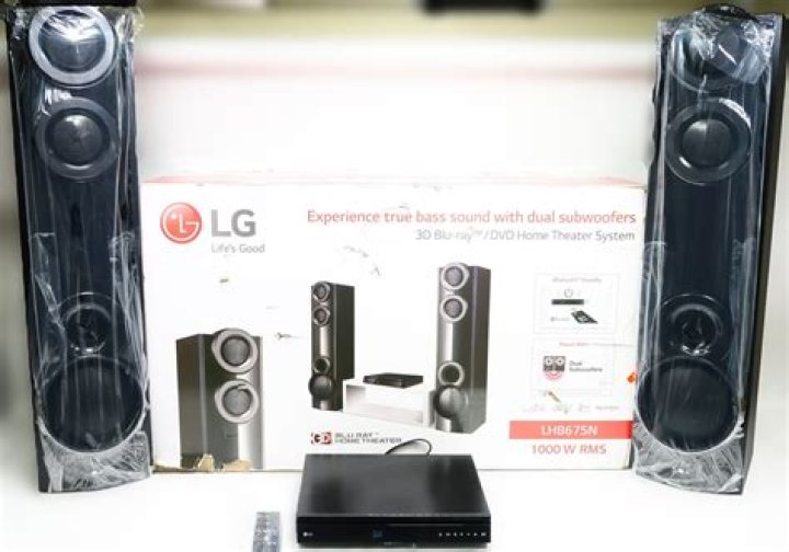 How big is the LG lhb675 home theater system?
