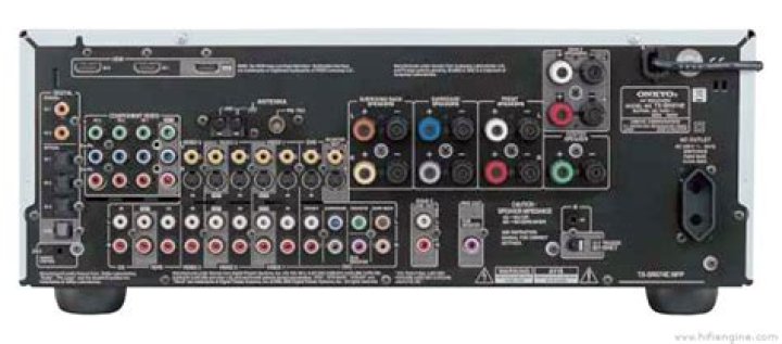 How big is the Onkyo tx-sr674 surround sound receiver?