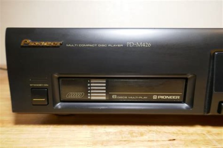 How big is the pioneer pd-m426 magazine CD player?