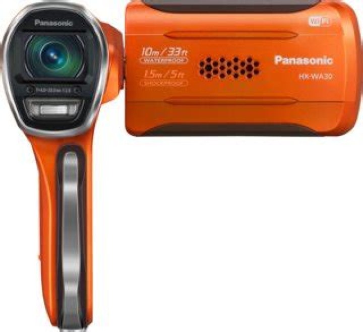 How big is the screen on the Panasonic hx-wa30?