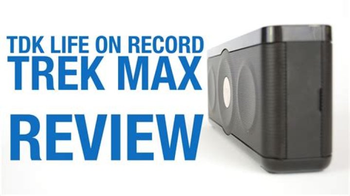 How big is the TDK Life on record Trek Max?