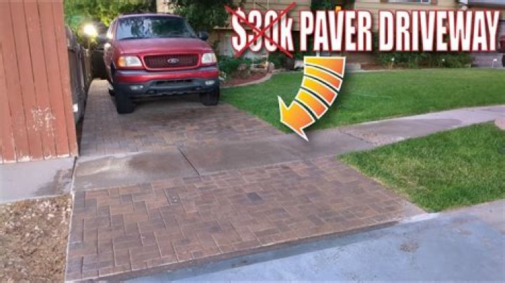 How can I make an inexpensive driveway?