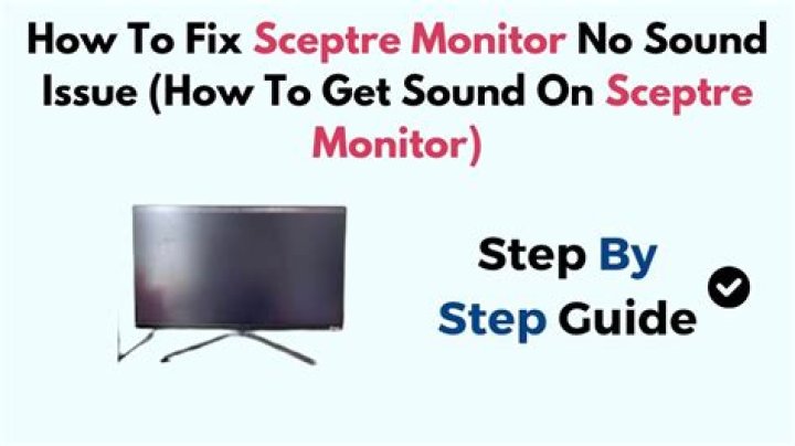 How can I make my Sceptre TV sound better?