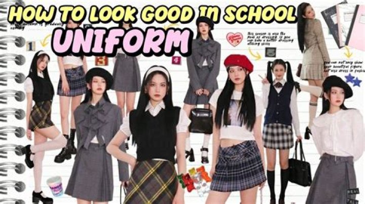 How can I make my school uniform look cool?