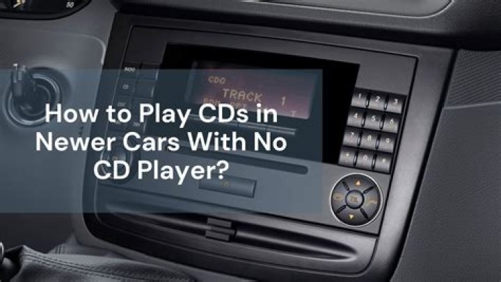 How can I play CDs on a new car without a CD player?