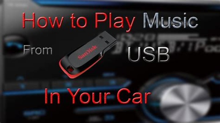 How can I play music in my car with a USB cable?