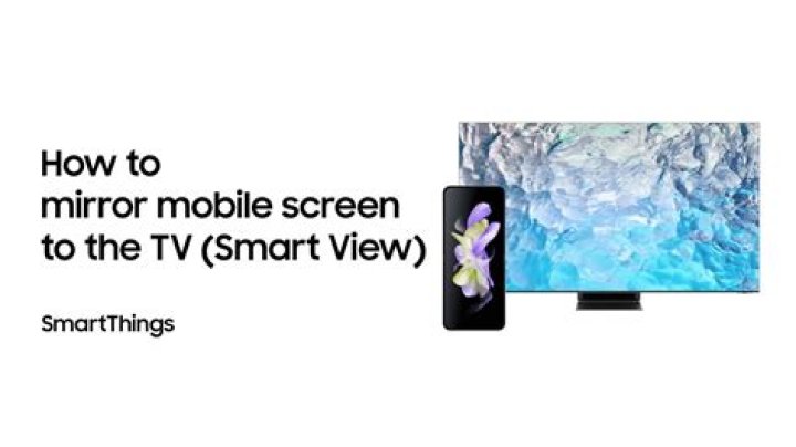 How can I use smart view on my Samsung TV?