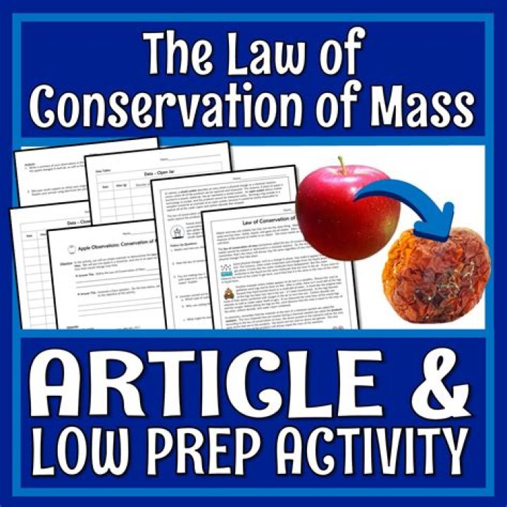 How can you demonstrate the law of conservation of mass?