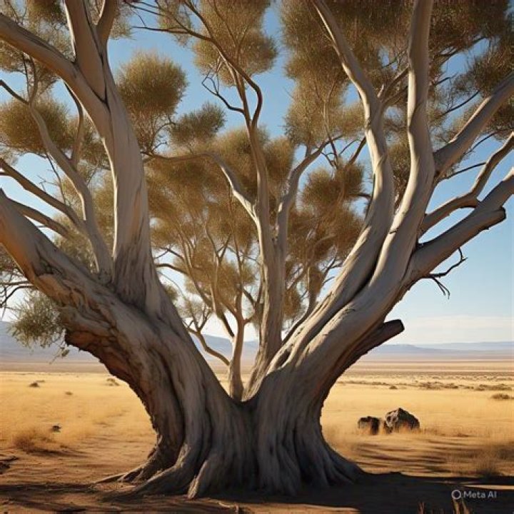 How can you tell how old a gum tree is?