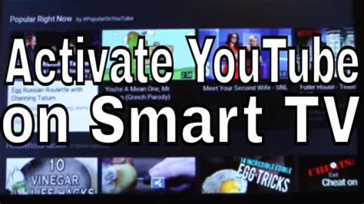How do I activate YouTube on my smart TV?