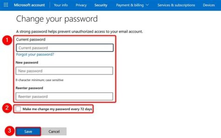 How do I change my Sirius XM password?