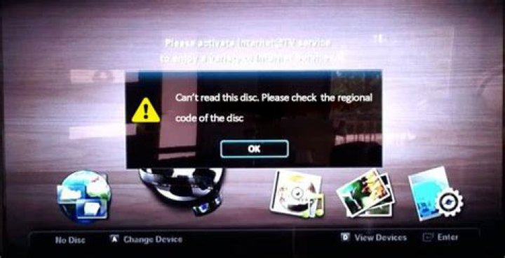 How do I change the region on my Bose DVD?