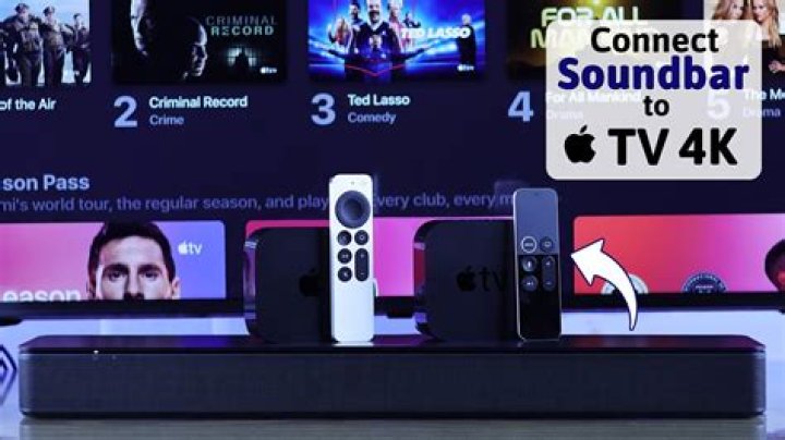 How do I connect Apple TV 4k to Samsung Soundbar?
