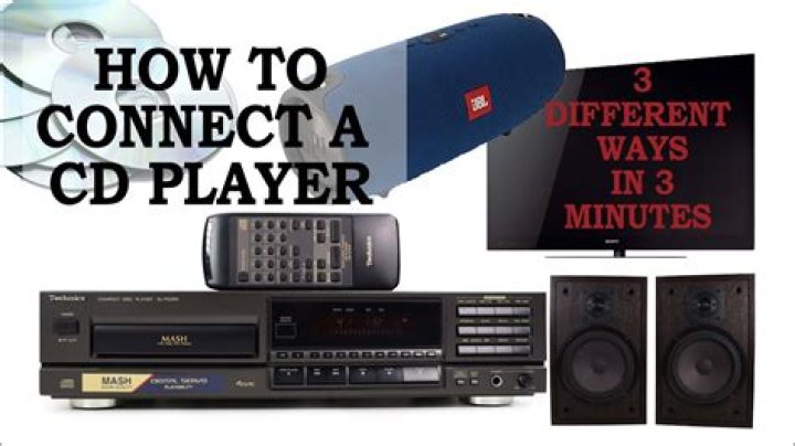 How do I connect CD player?