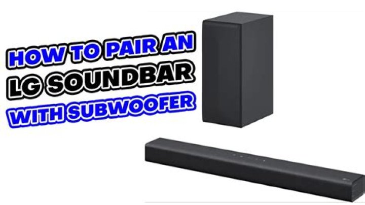 How do I connect LG sound bar to home?