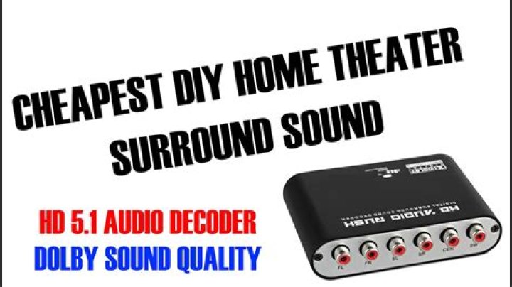 How do I connect my audio decoder to my home theater?
