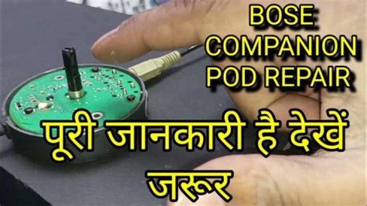 How do I connect my Bose control pod?