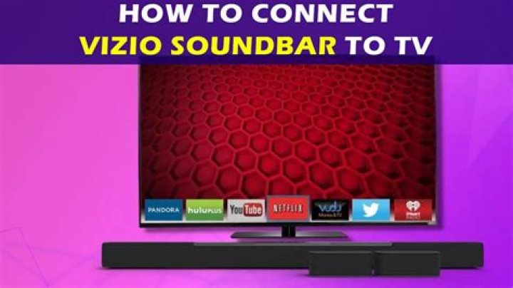 How do I connect my Bose soundbar to my Vizio TV?