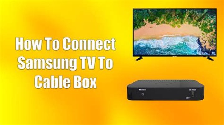 How do I connect my Comcast cable box to my Samsung TV?