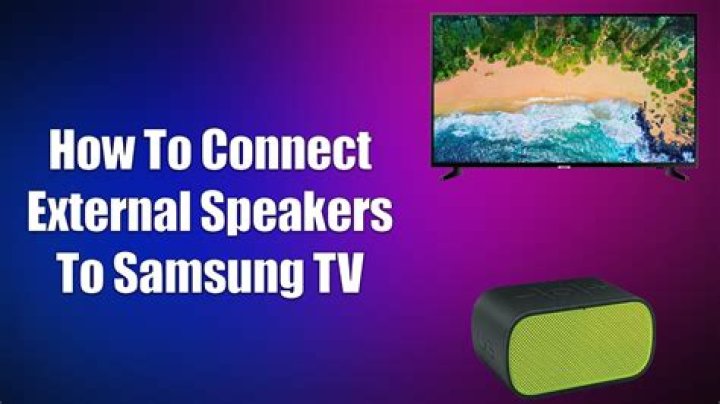 How do I connect my DVD speakers to my Samsung TV?