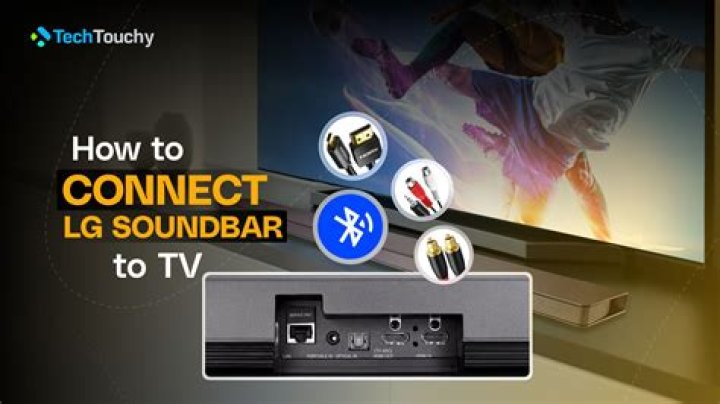 How do I connect my LG soundbar to my NanoCell TV?