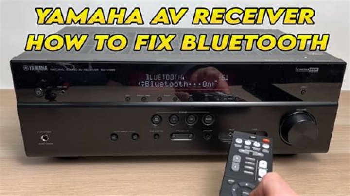 How do I connect my phone to my Yamaha receiver?