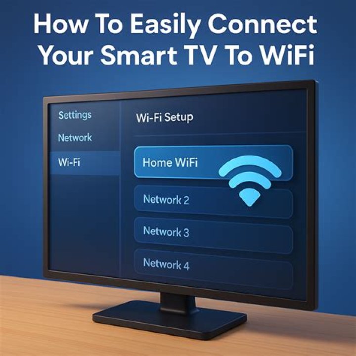 How do I connect my Sanyo Smart TV to WIFI?