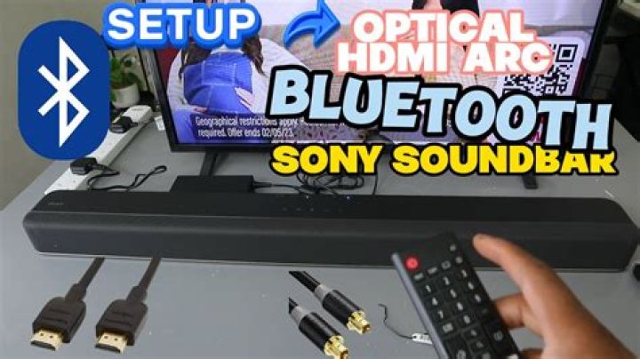 How do I connect my Sony soundbar to my Toshiba TV?
