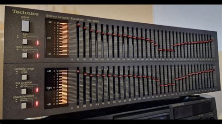 How do I connect my Technics graphic equalizer?