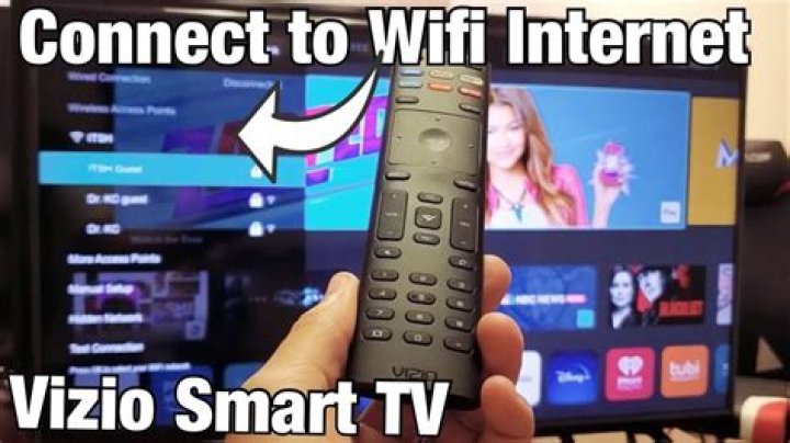 How do I connect my Vizio TV to the internet Wired?