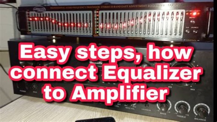 How do I connect my Yamaha equalizer?