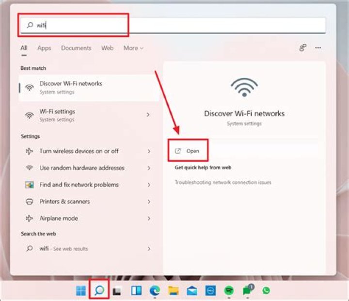 How do I connect to a Wi-Fi setting?
