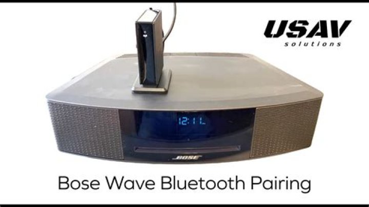 How do I connect to Bose Wave 4 Bluetooth?